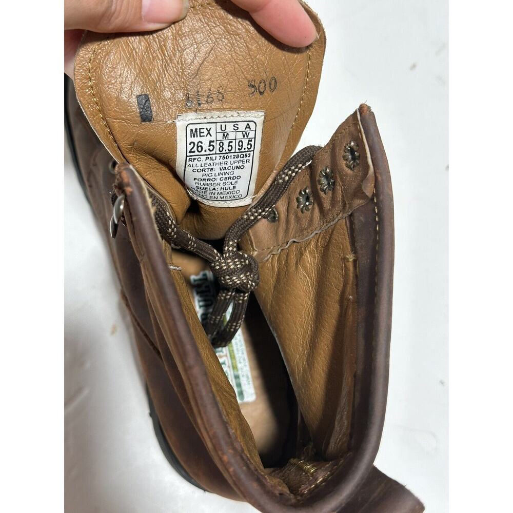 Silver Bull Mens Work boots leather waterproof oil resistance Sz men 8.5 - w 9.5 - Picture 8 of 11